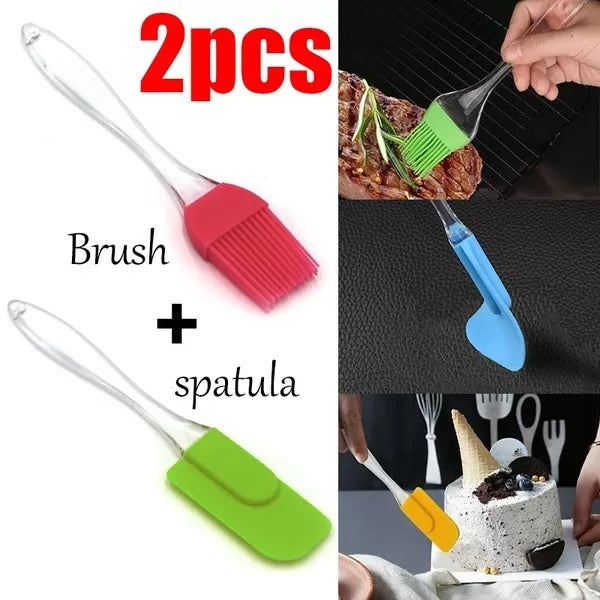 Large Spatula & BBQ Oil Brush