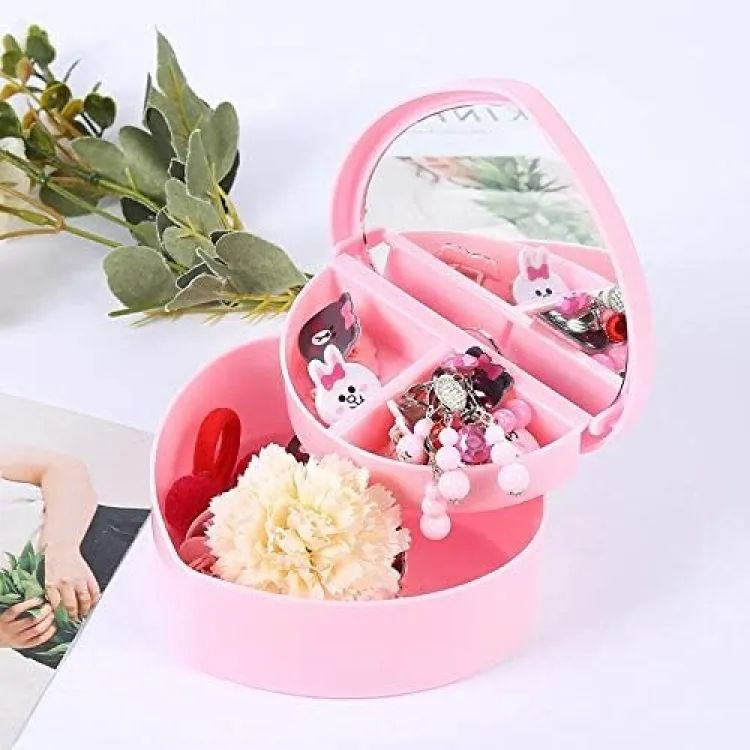 Heart Shape Cute Princess Jewellery Box