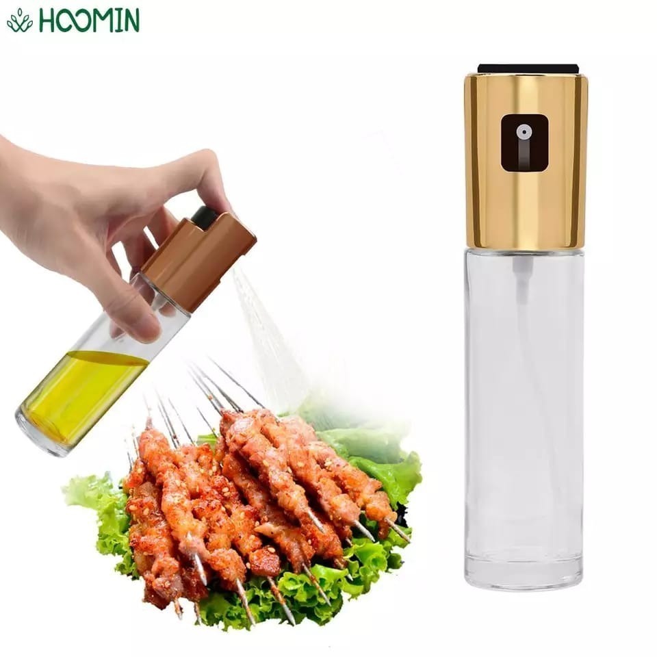 Glass Oil Spray Bottle for Kitchen, BBQ, Baking, Grilling, Vinegar & Sauce