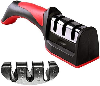 3-Stage Diamond Coated Knife Sharpener