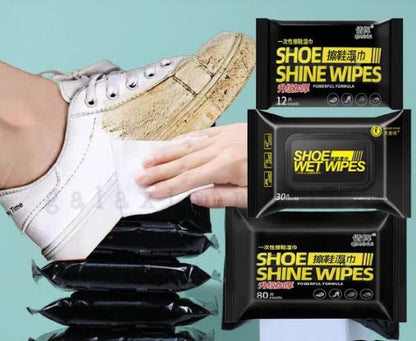Shoe Cleaning Wet Wipes | Instant Shine & Care
