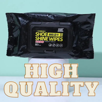 Shoe Cleaning Wet Wipes | Instant Shine & Care