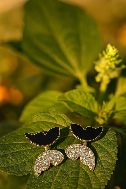 Zircon Butterfly Style Earrings