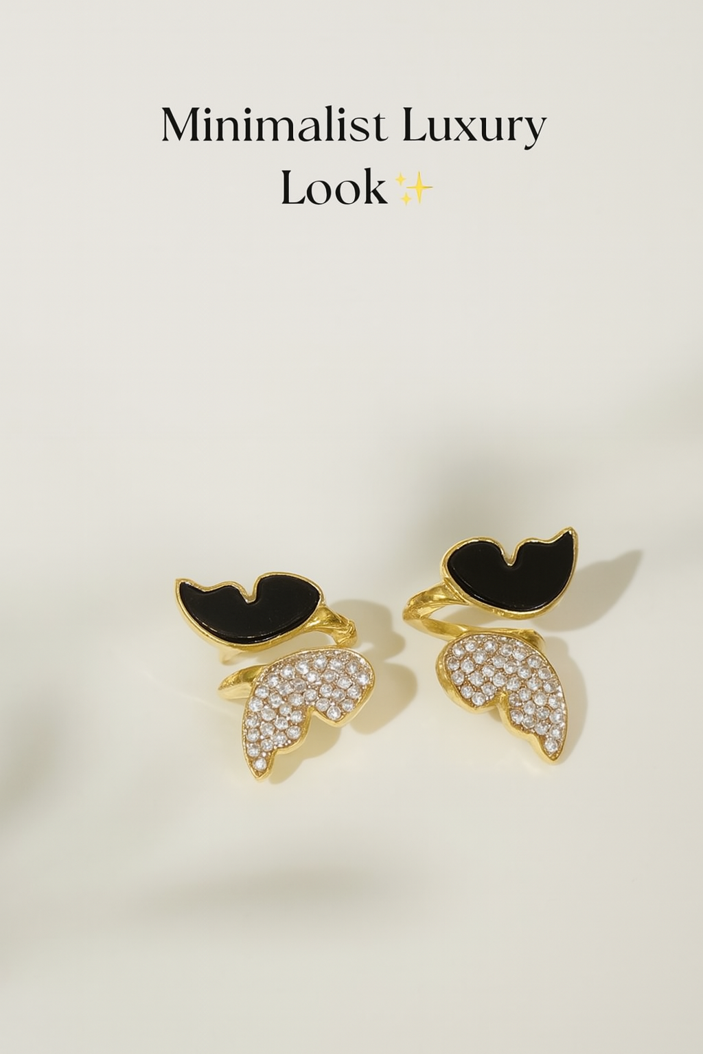 Zircon Butterfly Style Earrings