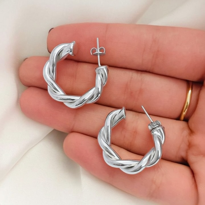 Twisted Sparkling Earrings