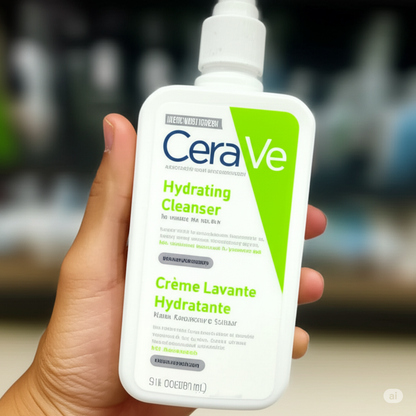 CeraVe Renewing SA Cleanser And Hydrating Cleanser