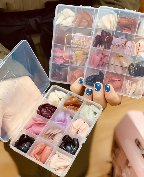 288 PCs Colorful Nails Box, Nail Shaper Set