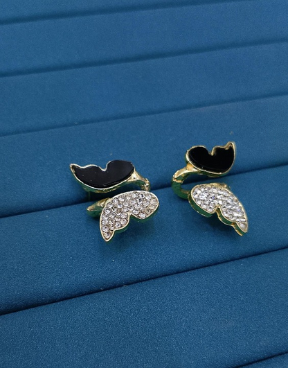Zircon Butterfly Style Earrings