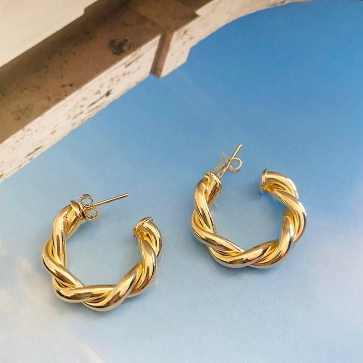 Twisted Sparkling Earrings