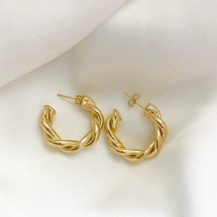 Twisted Sparkling Earrings