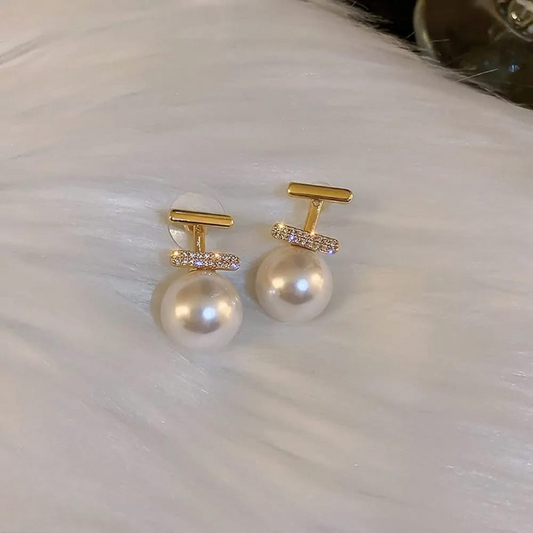 Elegant Pearl Drop Earrings for Women