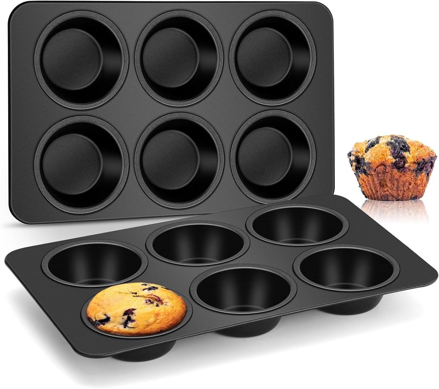 6-Cup Muffin Pan – Non-Stick