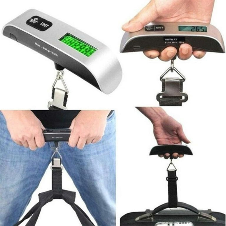 Portable Digital Luggage Scale – LCD Display & Unit Conversion for Travel