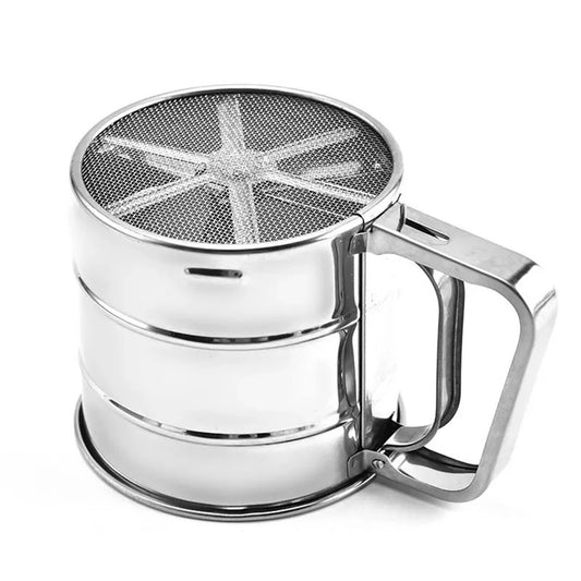 Stainless Steel Flour Sieve Cup for powdered ingredients