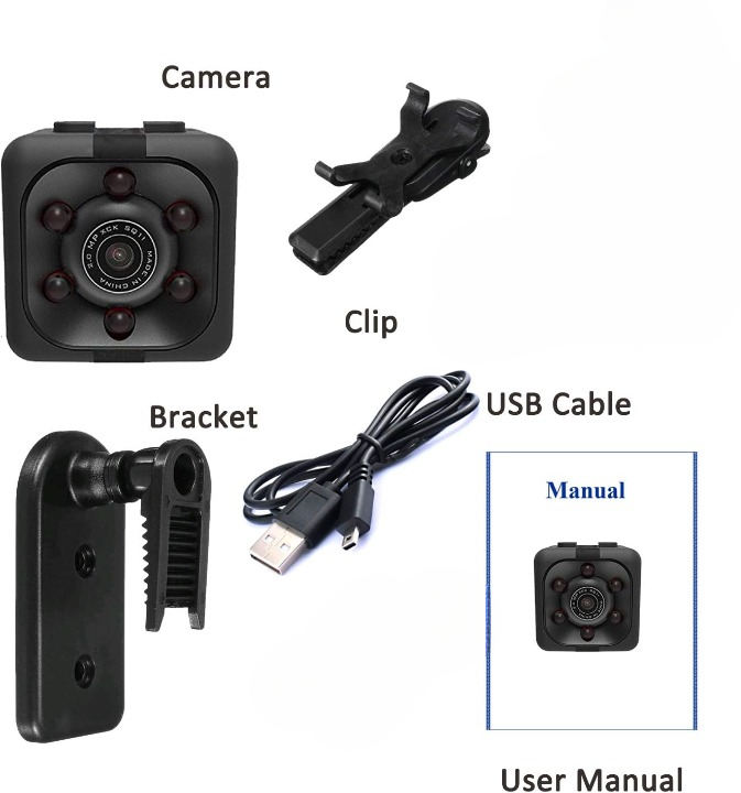 HD Portable Security Camera with Night Vision