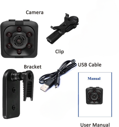 HD Portable Security Camera with Night Vision