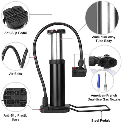 High Pressure Foot Air Pump Bicycle,Ball,Scooter,Car & Inflatable Toys