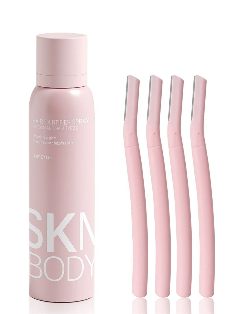 Hair Identifier Spray With 4 Razors