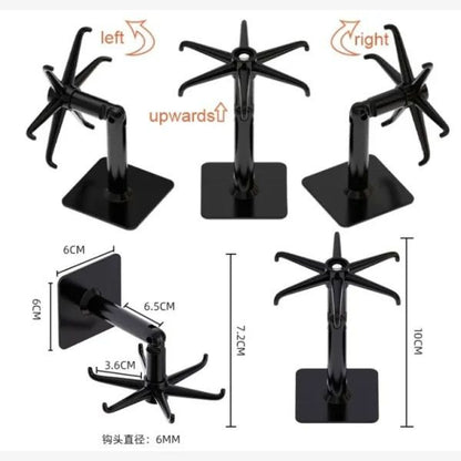 360 Rotating sticking hook