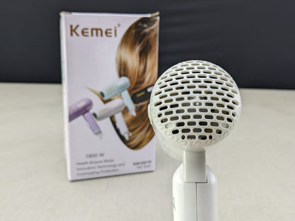 Kemei Mini Portable and Foldable Hair Dryer