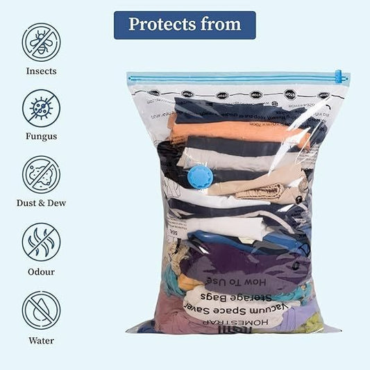 5 Bag And 1 Suction Pump for Travel Space Saver