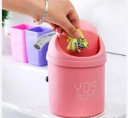 Mini Dustbin Desktop Table