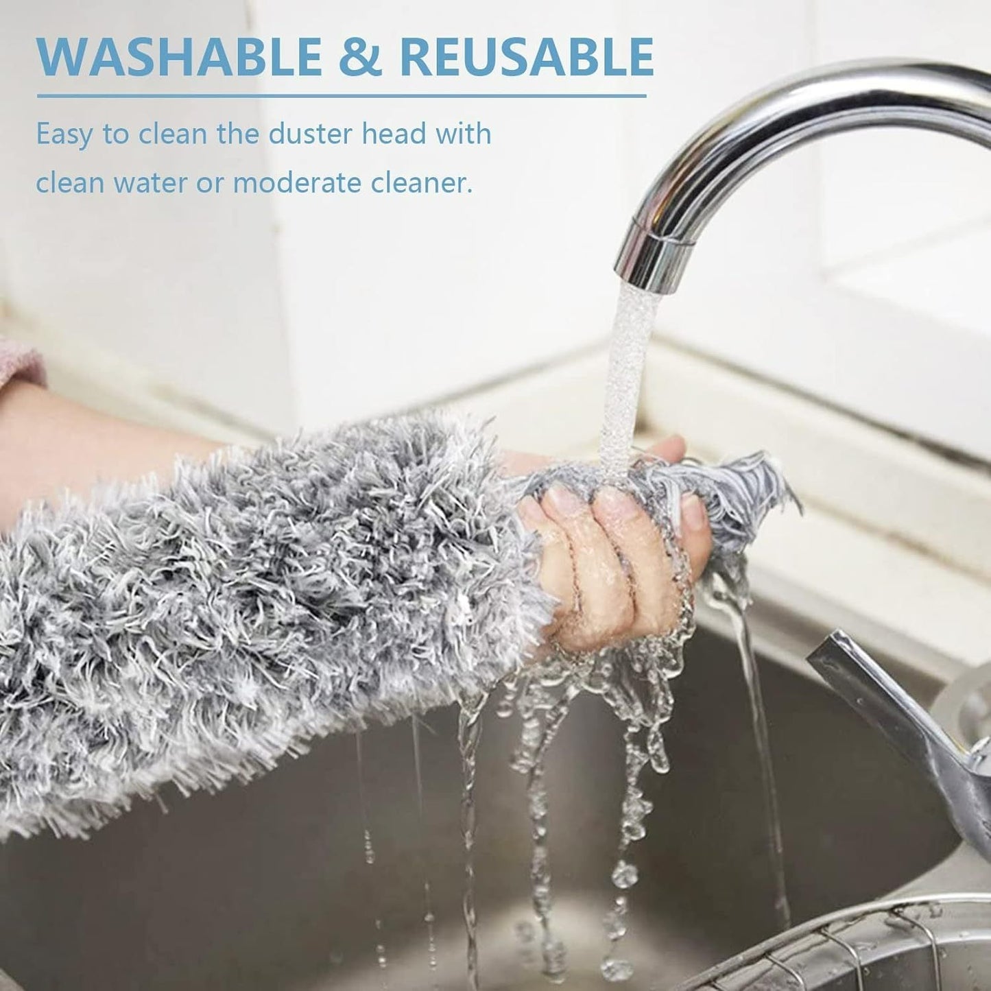 Extendable Long Fan Duster