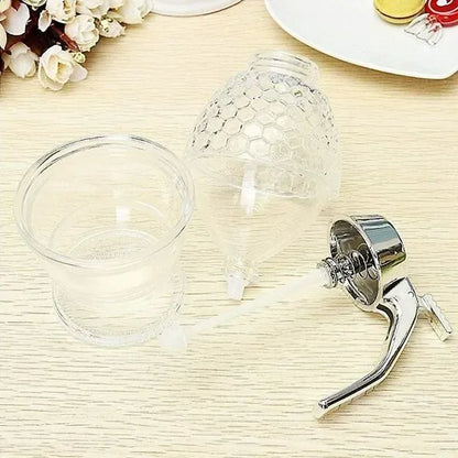 Elegant Crystal Honey Dispenser