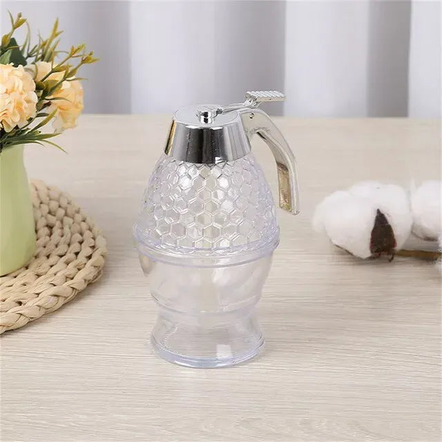 Elegant Crystal Honey Dispenser