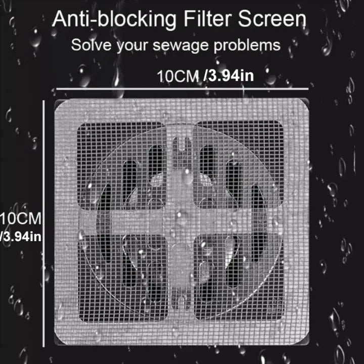 10Pcs Floor Drain Stickers