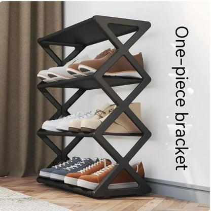 3layer Space saving X shaped Shoe Rack