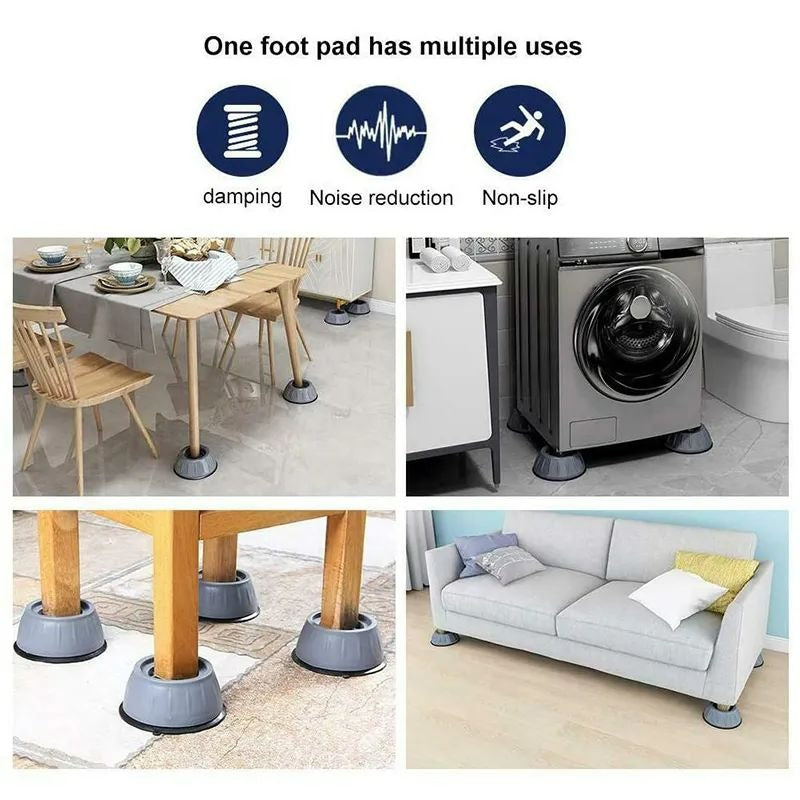 4Pcs Washer Foot Pad Anti Vibration Pads