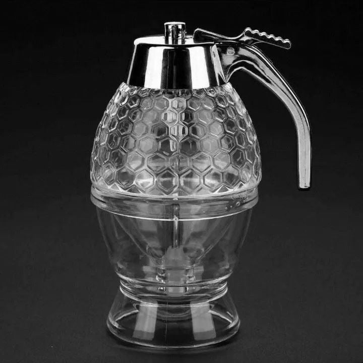 Elegant Crystal Honey Dispenser