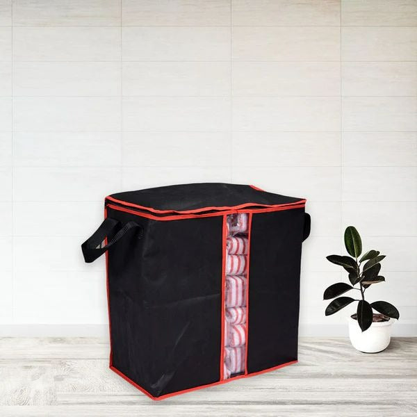 clothes storage bag organizer 100gsm Black