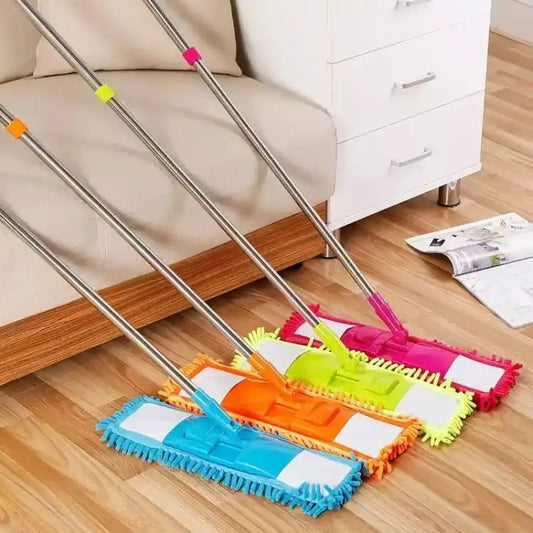 Floor Cleaner, Home Cleaning Supply, Flat Mop, Microfiber, Wet & Dry Mop