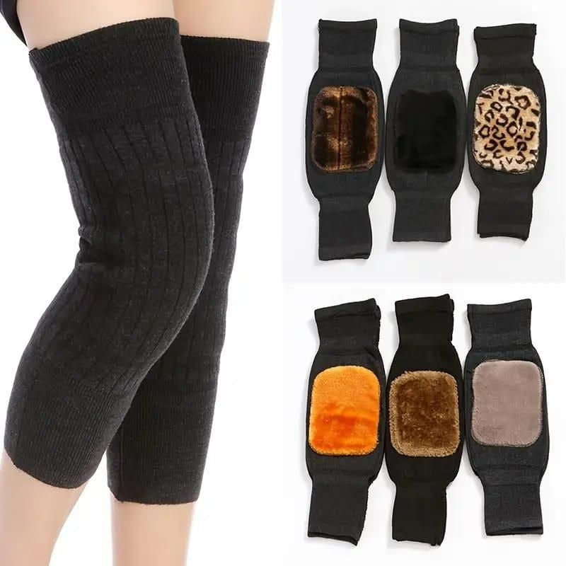 1 Pair Winter Wool Knee Pads