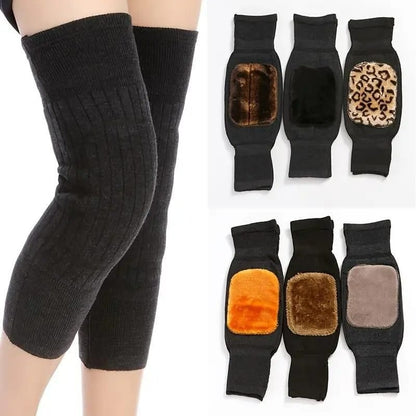1 Pair Winter Wool Knee Pads
