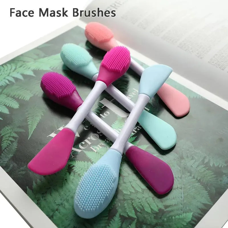 3 in 1 Silicone Face Mask Brush Facial Cleansing Brush