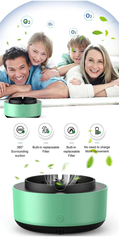 Ashtray with Air Purifier Features for car & home