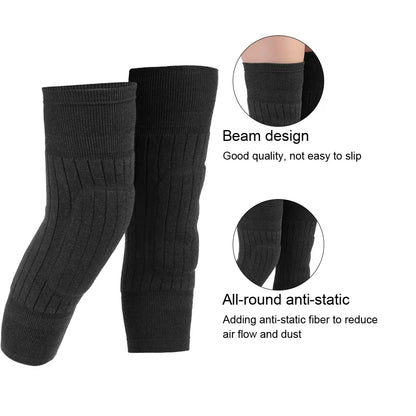 1 Pair Winter Wool Knee Pads